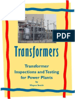 Transformer Inspection and Testing (Electrical Power Plant Maintenance Book 1) - Wayne Smith