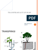 Transpirasi & Evaporasi KLP 3