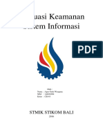 Evaluasi Keamanan Sistem Informasi