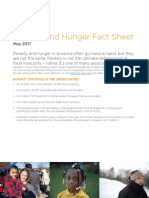 Poverty and Hunger Fact Sheet