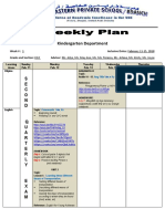 Weekly Plan kg2 Feb