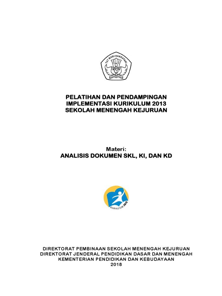 Dokumen Pemetaan Ki Kd Dan Indikator Kurikulum 2013 Paud