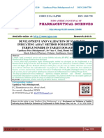 Development and Validation of Stability Indicating Assay Method For Estimation of Teriflunomide in Tablet Dosage Form