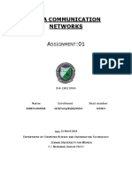 Data Communication Networks: Ssignment