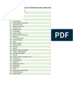 Tipos de Trabajos Lenguaje