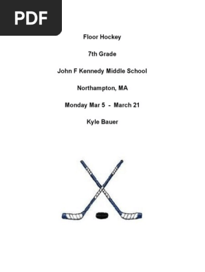 unit plan floor hockey 