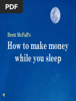 Brett Mcfall S How To Make Money While You Sleep Pdf Drive