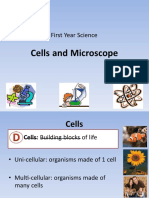 Cells and Microscope: First Year Science