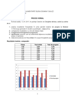 Proces Verbal Teste Progres