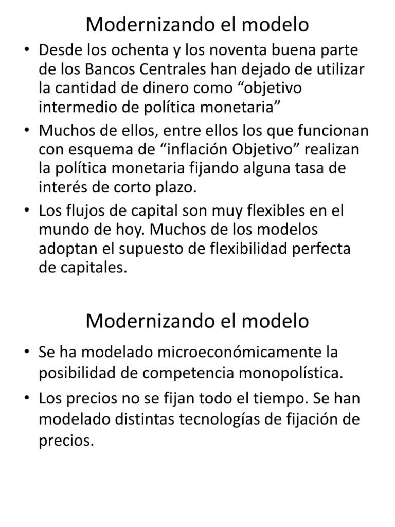 Modelo IS-MP en Política Monetaria | PDF | La política monetaria ...