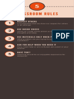 5 classroom rules infographic 