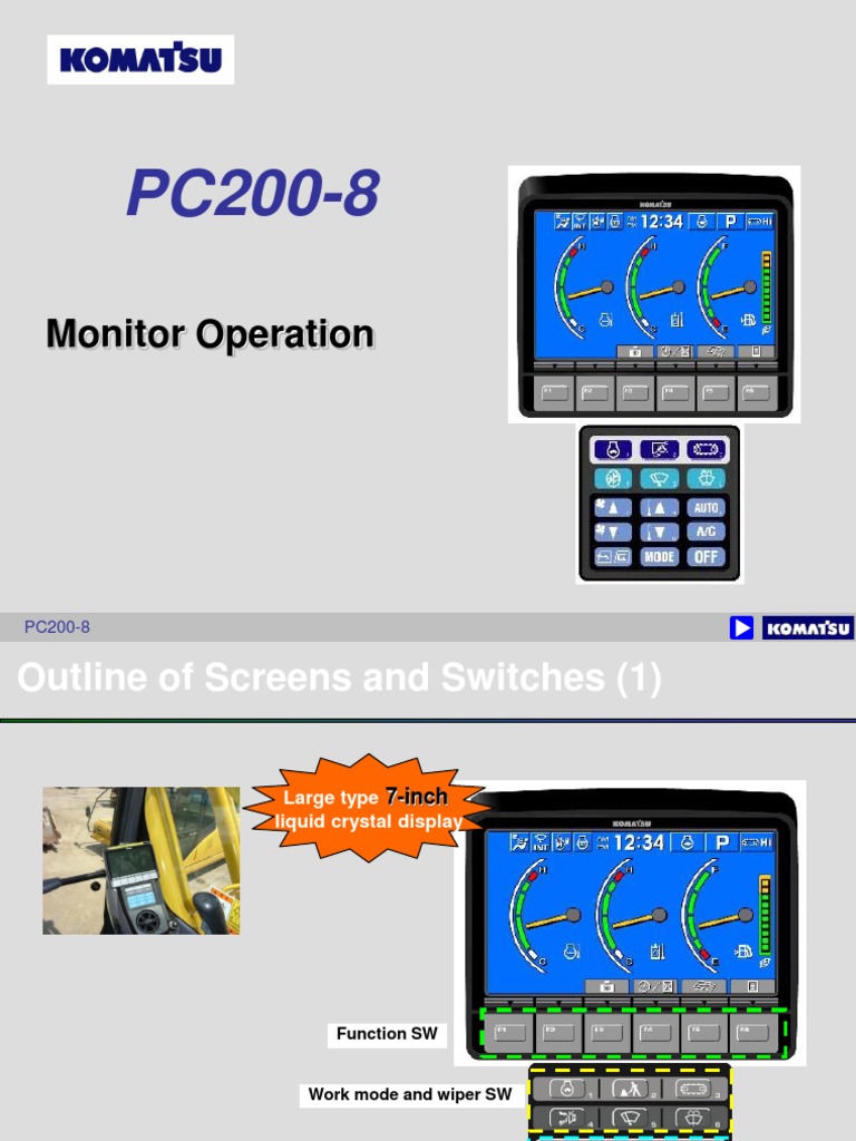 E PC200-8 Monitor. | PDF | Camera | Manufactured Goods