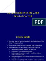 An Introduction to the Cone Penetration Test (CPT