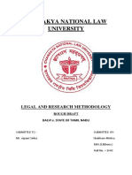 Chanakya National Law University: Legal and Research Methodology