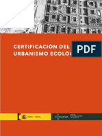 Certificacion Urbanismo Ecologico