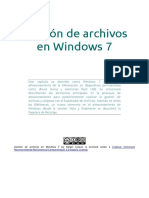 Gestión de Archivos en Windows 7