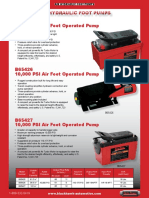 Air Hydraulic Foot Pump 5611SalesSheet