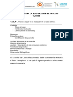 Esquema de Estudio de Caso Clinico