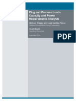 Plug and Process Loads Capacity and Power Requirements Analysis