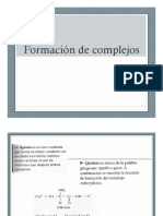 Formacion de Complejos