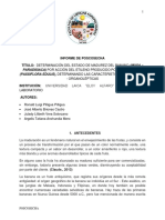 Informe 2. Determinación Del Estado de Madurez Del Banano Por Accion Del Etileno