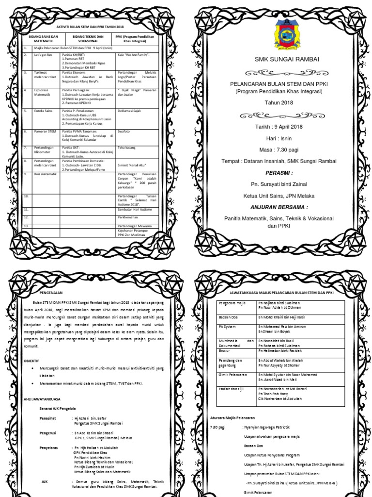 Brosur Minggu Stem Pdf