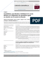 Apendicitis sensibilidad especificidad y fiabilidad de la escala RIPASA en relacion a la de ALVARADO.pdf
