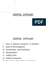 Dental Gypsum