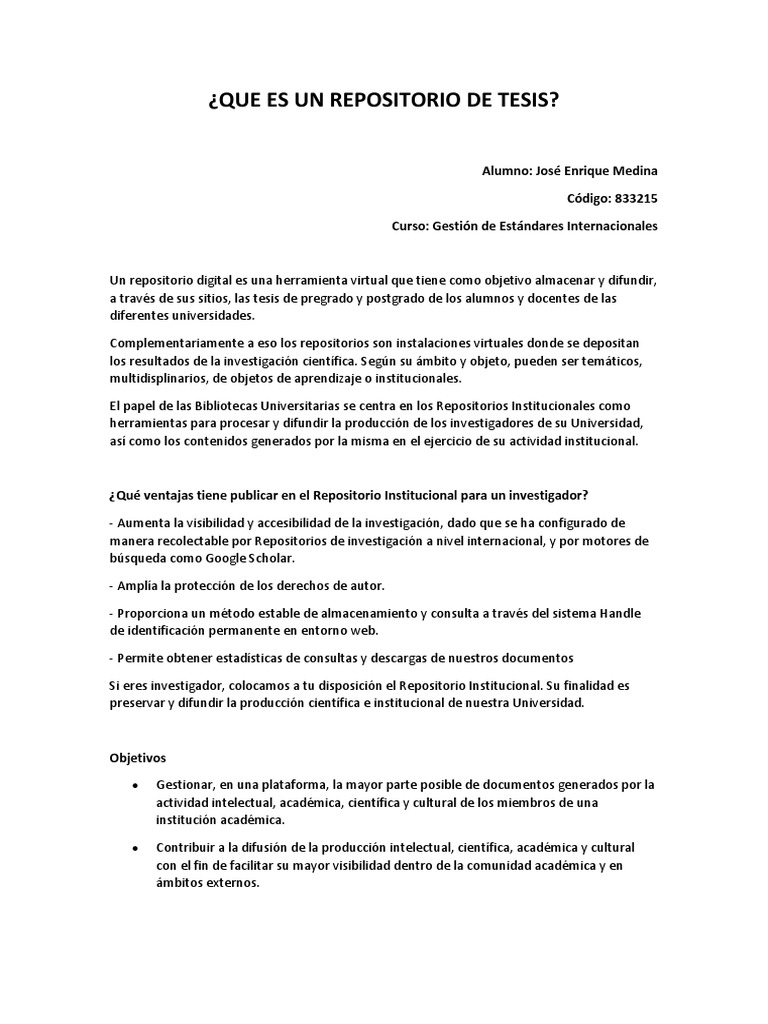 Qué Es Un Repositorio Pdf Maestros Informática