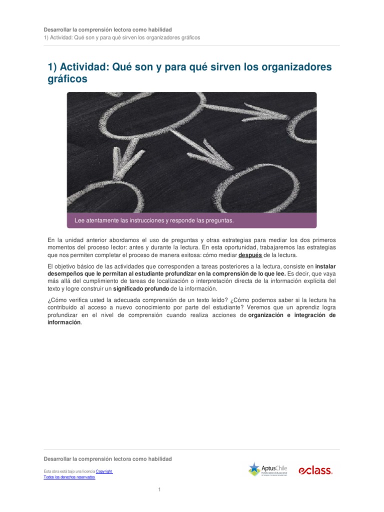 1 Actividad Que Son y Para Que Sirven Los Organizadores