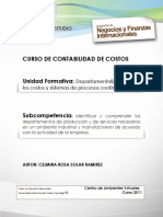 Unidad2 - Costos - Departamentalizacion