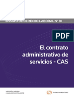 El Contrato Administrativo de Servicios - CAS