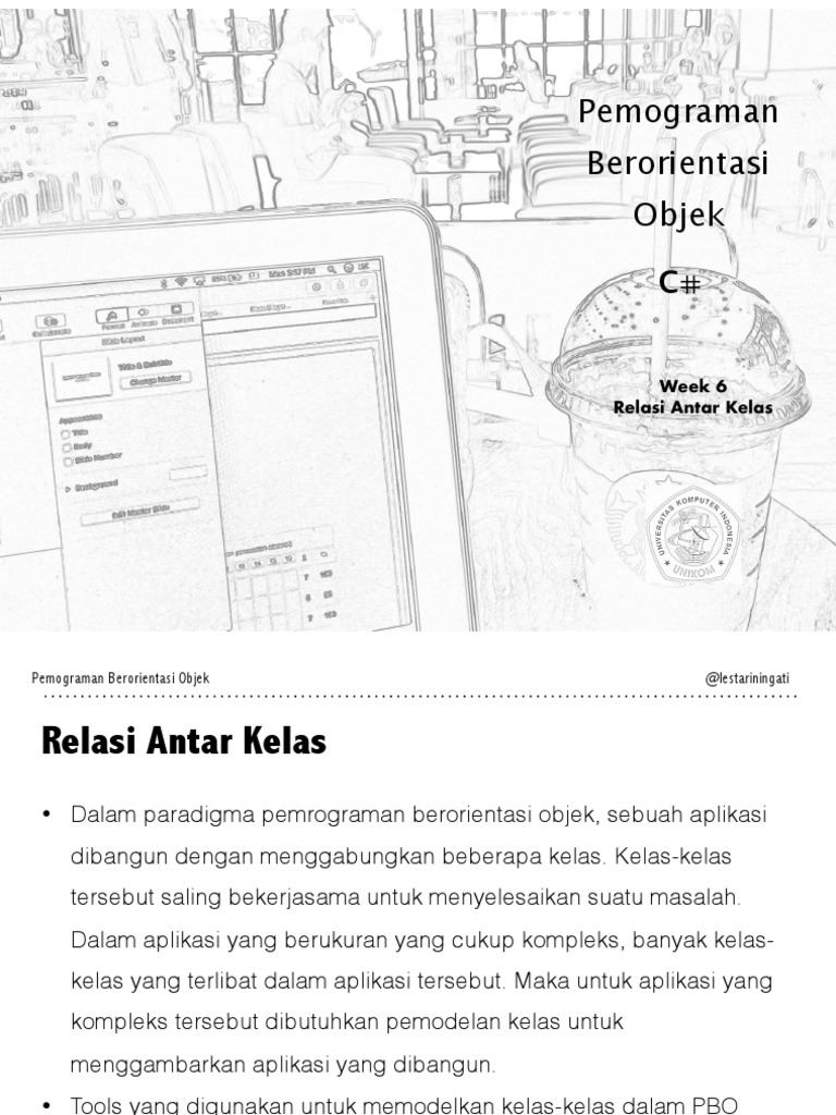 Relasi Kelas dalam Pemrograman OOP | PDF