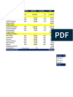 Purchase Price of Goods Origin Charges: Description Currancy Amount Exch Rate AUD