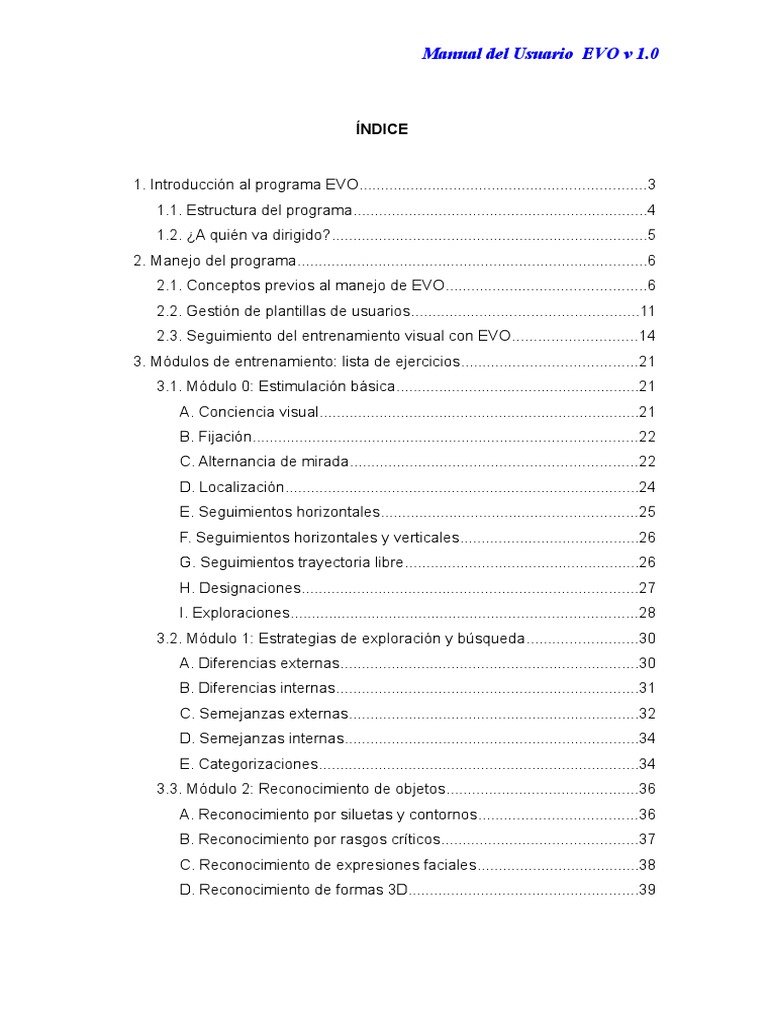 Manual del Usuario EVO v 1.0 | PDF | Programa de computadora | Programación