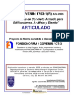 Covenin 1753-1-2005 Estructura de Concreto Armado en Edificaciones Articulado