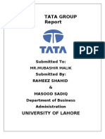 Tata Group Assignment