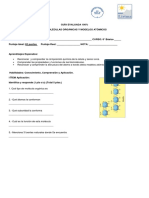 Guía evaluada biomoléculas orgánicas y modelos atómicos