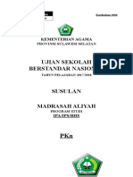 Soal USBN Kur2006 Susulan PKN