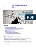 How to calculate voltage regulation of distribution line.docx