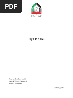 sign-in sheet