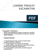 Lokmin Tingkat Kecamatan