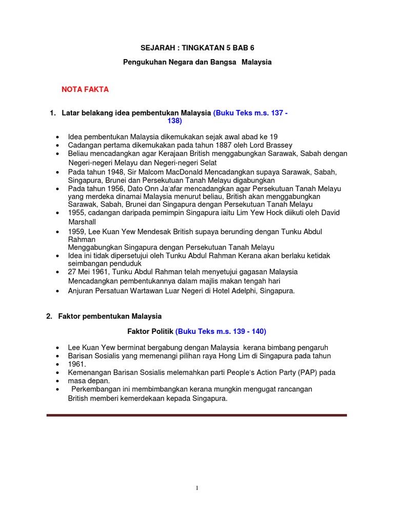 Sejarah Tingkatan 5 Pdf