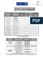 Calendrier TCF 2018 PDF