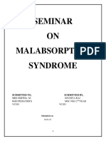 Malabsorption Seminar: Causes and Nursing Care