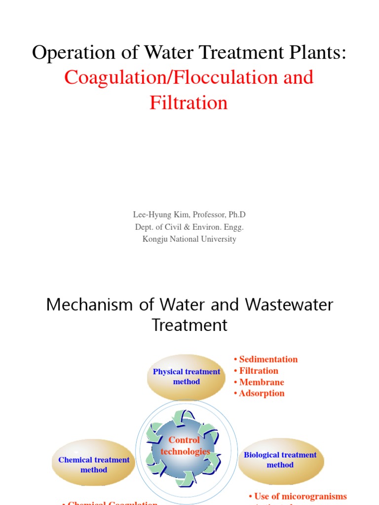 PhysicoChemical Wastewater Treatment Introduction PDF Filtration