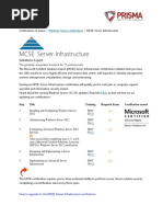 MCSE: Server Infrastructure: Solutions Expert