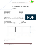 Note de Calcul - Dalot