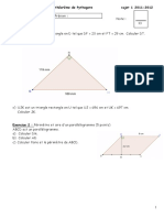 4 Theoreme de Pythagore