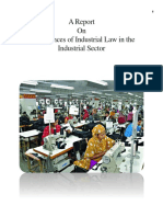 A Report On Compliances of Industrial Law in The Industrial Sector